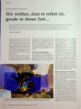 Vorschauseite 1: Wir wollten, dass es schön ist, gerade in dieser Zeit...