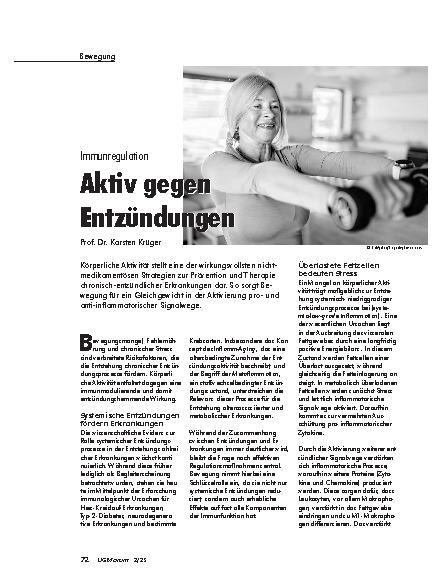 Vorschauseite 1: Immunregulation Aktiv gegen Entzündungen
