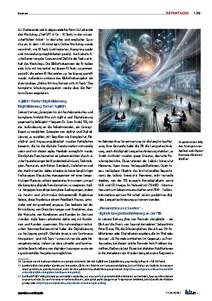 Vorschauseite 3: Auf dem Weg in die Turing-Galaxis: Bericht über die Online-Bibliothekskonferenz vBIB23 am 6. und 7. Dezember 2023