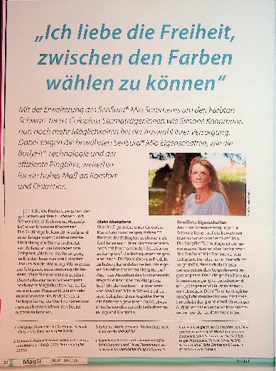 Vorschauseite 1: „Ich liebe die Freiheit, zwischen den Farben wählen zu können"