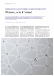 Vorschauseite 1: Sektorenübergreifendes Entlassmanagement: Wissen, wer kommt.