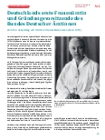 Vorschauseite 1: Deutschlands erste Frauenärztin und Gründungsvorsitzende des Bundes Deutscher Ärztinnen