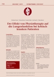 Vorschauseite 1: Der Effekt von Physiotherapie auf die Lungenfunktion bei kritisch kranken Patienten