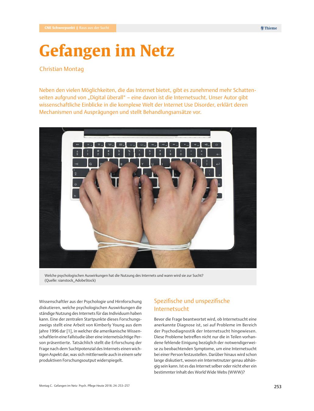 Vorschauseite 1: Gefangen im Netz