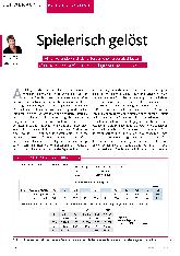 Vorschauseite 1: Spielerisch gelöst.