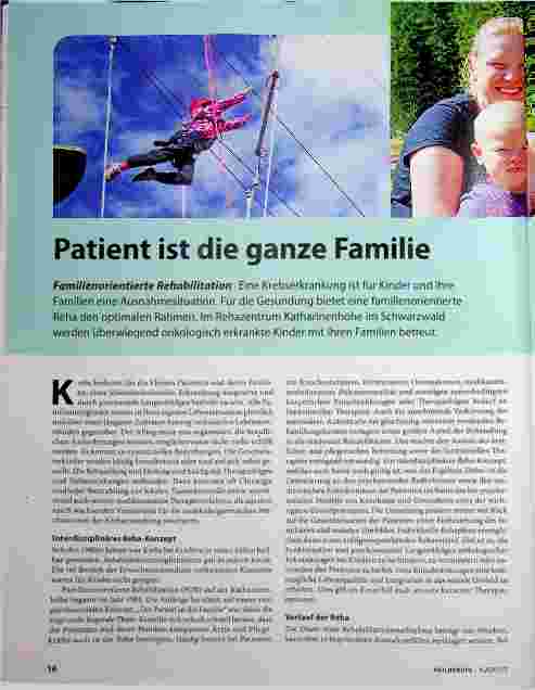 Vorschauseite 1: "Patient ist die ganze Familie"