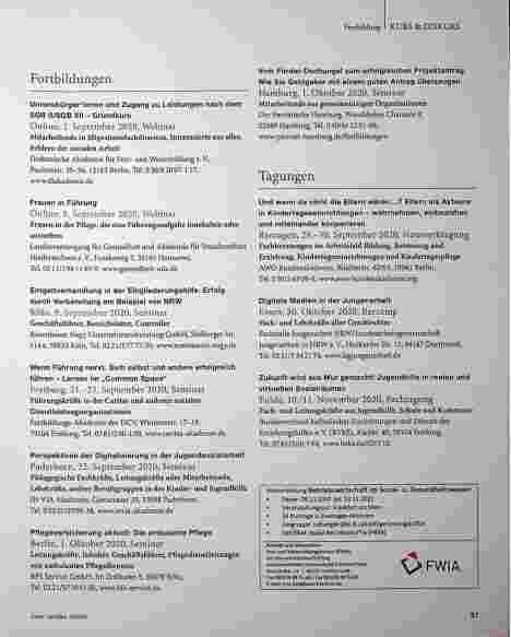 Vorschauseite 3: Bestmöglich und bedarfsgerecht sollte die oberste Maxime sein.