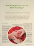 Vorschauseite 1: Beziehungsaufbau durch Handmassagen: Eine besondere Kontaktaufnahme zu Menschen mit Demenz