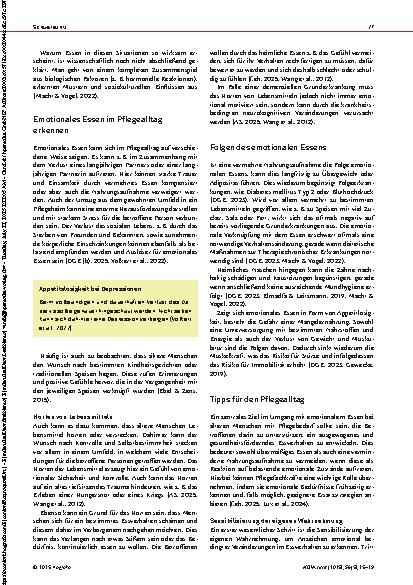 Vorschauseite 3: Emotionales Essen im Alter