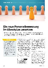 Vorschauseite 1: Die neue Personalbemessung im Dienstplan umsetzen.