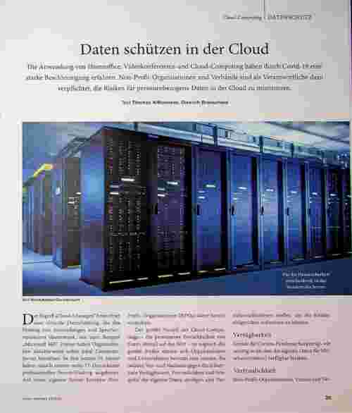 Vorschauseite 1: Daten schützen in der Cloud