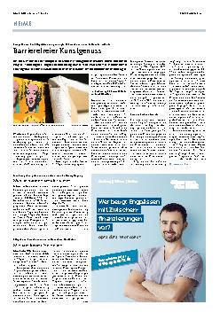 Vorschauseite 1: Barrierefreier Kunstgenuss