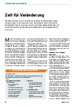 Vorschauseite 1: Zeit für Veränderung