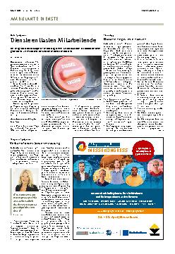 Vorschauseite 1: Dienste entlasten Mitarbeitende