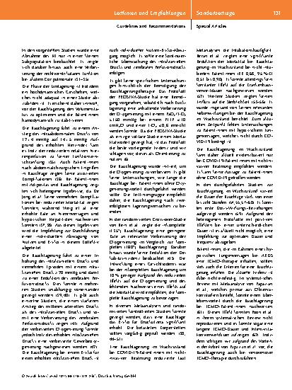 Vorschauseite 6: Übersicht S3-Leitlinie Lagerungstherapie und Mobilisation von kritisch Erkrankten auf Intensivstationen