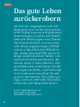 Vorschauseite 1: Das gute Leben zurückerobern