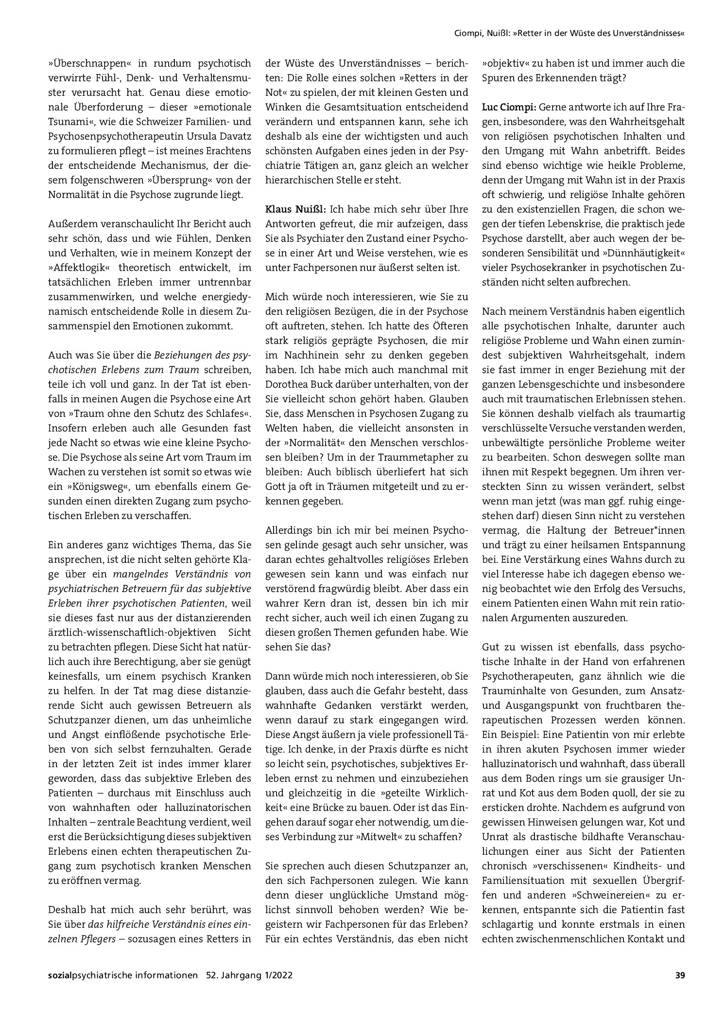 Vorschauseite 2: »Retter in der Wüste des Unverständnisses«