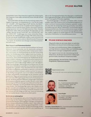 Vorschauseite 3: Wie Peer-Support-Programme Second Victims helfen