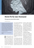 Vorschauseite 1: Nicht fit für den Notstand: Führung muss menschlicher werden.