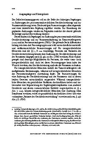 Vorschauseite 3: Ein kritischer verfassungsrechtlicher Blick auf das Selbstbestimmungsgesetz