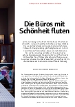 Vorschauseite 2: Die Büros mit Schönheit fluten.
