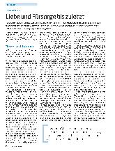 Vorschauseite 1: Liebe und Fürsorge bis zuletzt