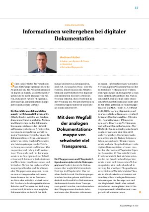 Vorschauseite 1: Informationen weitergeben bei digitaler Dokumentation