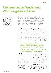 Vorschauseite 1: Fallssteuerung als Wegleitung. Wozu sie gebraucht wird.