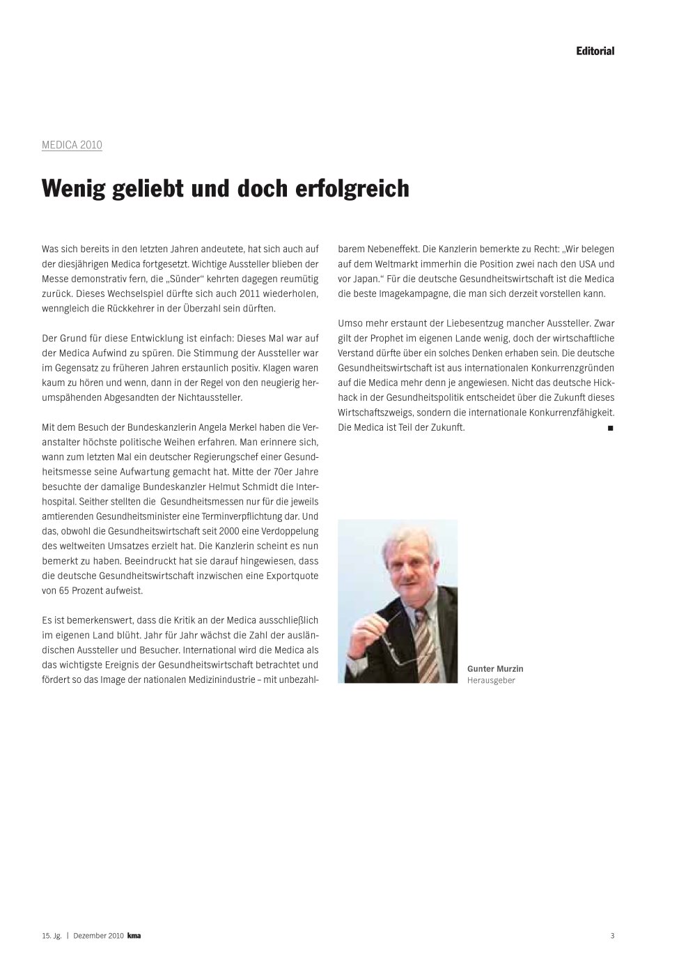 Vorschauseite 1: Wenig geliebt und doch erfolgreich