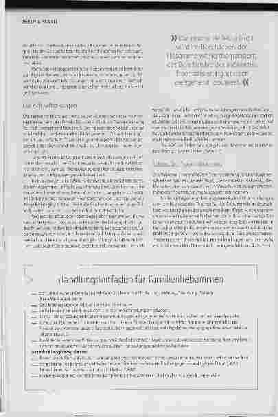 Vorschauseite 3: Auch Hebammen sind verwundbar.