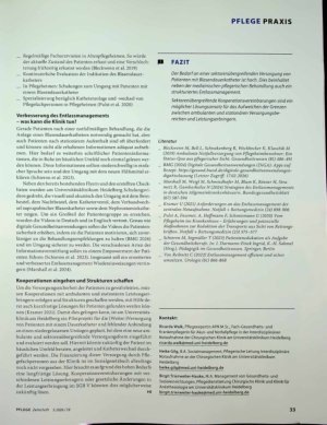 Vorschauseite 3: Blasendauerkatheter: Versorgung verbessern