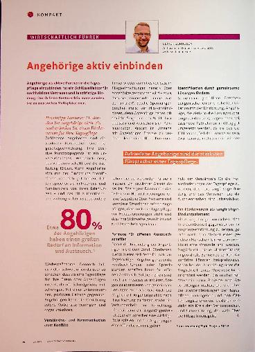 Vorschauseite 1: Angehörige aktiv einbinden