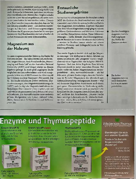 Vorschauseite 2: Gehirn-Booster Magnesium kann Demenz vorbeugen