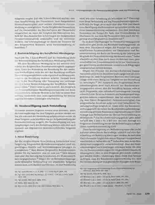 Vorschauseite 5: Leistungszulagen für Personalratsmitglieder nach der Freistellung