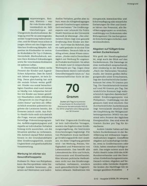 Vorschauseite 2: Prävention im Schlaraffenland