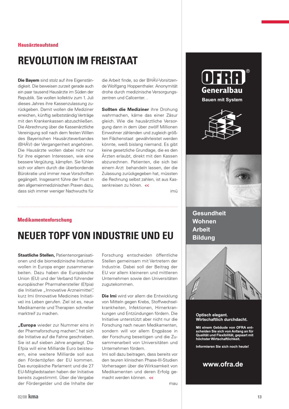 Vorschauseite 1: Revolution im Freistaat