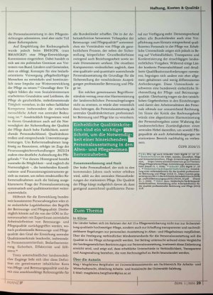 Vorschauseite 6: Haftung, Kosten & Qualität