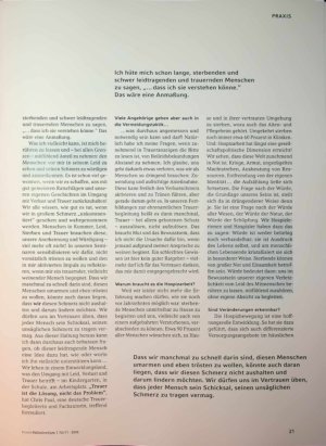 Vorschauseite 2: „Trauer ist die Lösung, nicht das Problem" Caring Communities als Hospizbewegung 2. 0