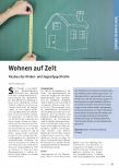 Vorschauseite 1: Wohnen auf Zeit Neubau der Kinderund Jugendpsychiatrie
