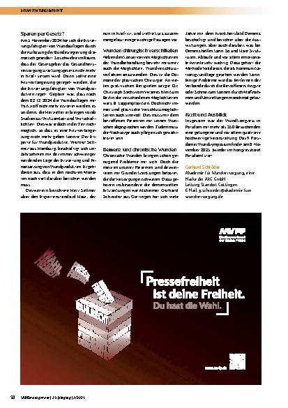 Vorschauseite 2: Vom Wahnsinn in der Wundversorgung bis zur Demenz