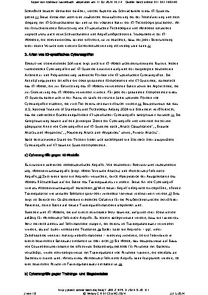Vorschauseite 3: Cybersicherheit KI-basierter Medizinprodukte im Lichte der MDR und KI-VO
