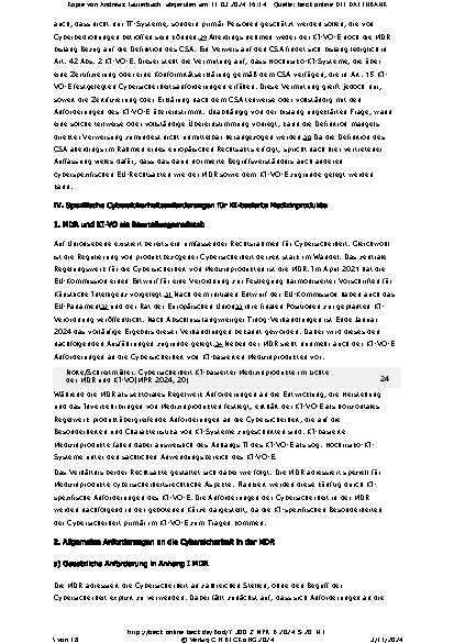 Vorschauseite 5: Cybersicherheit KI-basierter Medizinprodukte im Lichte der MDR und KI-VO