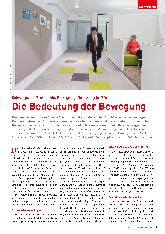 Vorschauseite 1: Schwerpunkt Ergonomie: Bewegungsförderung im Büro. Die Bedeutung der Bewegung.