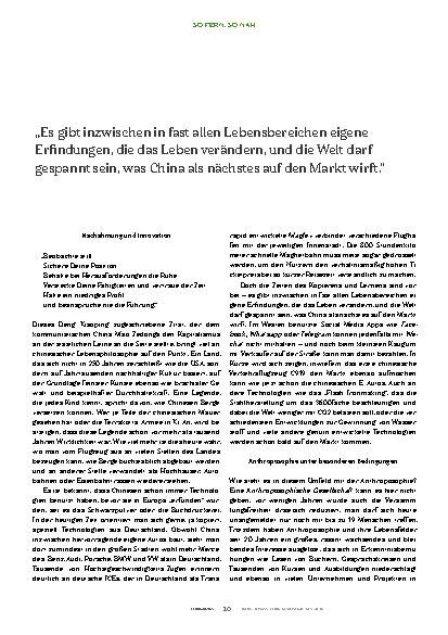 Vorschauseite 3: Chinas langer Atem