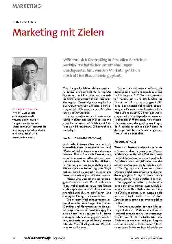 Vorschauseite 1: CONTROLLING Marketing mit Zielen