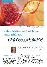 Vorschauseite 1: Spätfolgen des Umgangs mit Gefahrstoffen heimtückisch und nicht zu unterschätzen.