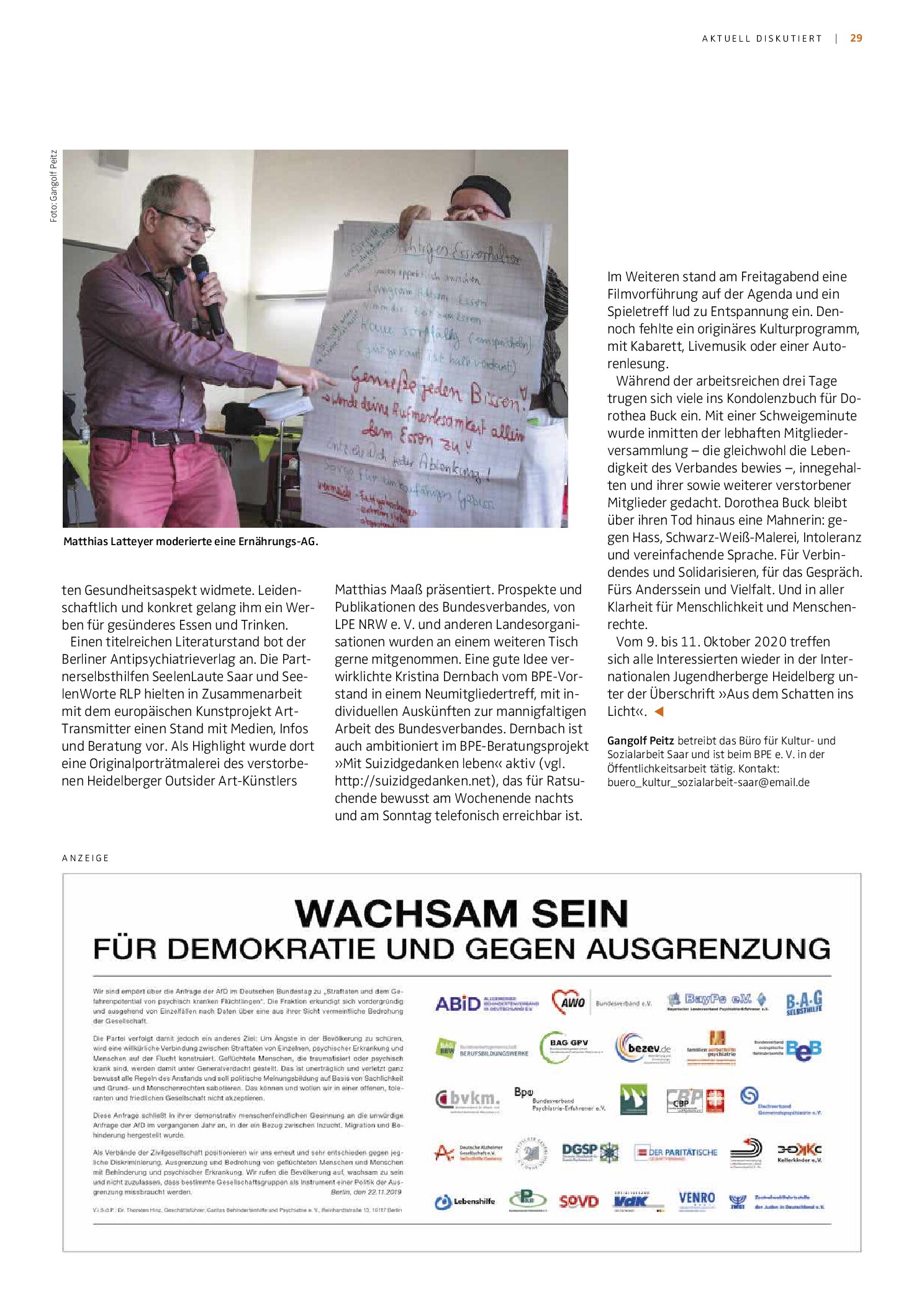 Vorschauseite 2: Das Erbe von Dorothea Buck weitertragen
