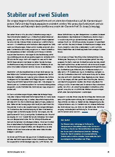 Vorschauseite 1: Stabiler auf zwei Säulen.