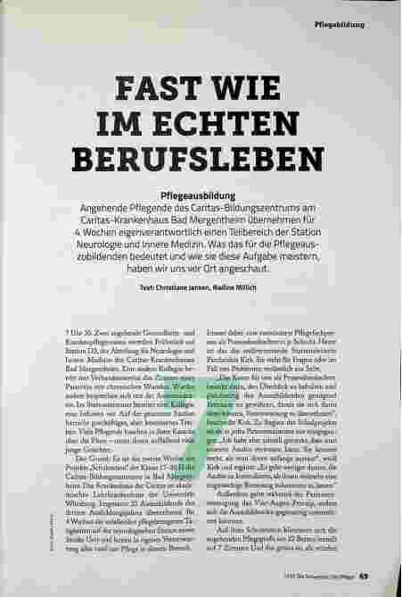 Vorschauseite 2: FAST WIE IM ECHTEN BERUFSLEBEN