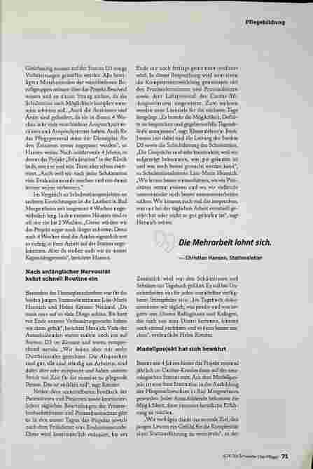 Vorschauseite 4: FAST WIE IM ECHTEN BERUFSLEBEN